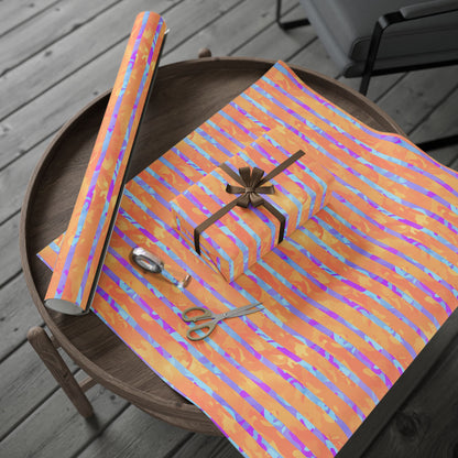 Split Spectrum Camo Wrapping Paper