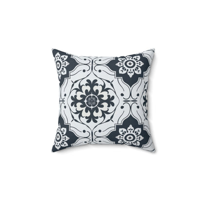 Lisbon Noir Throw Pillow