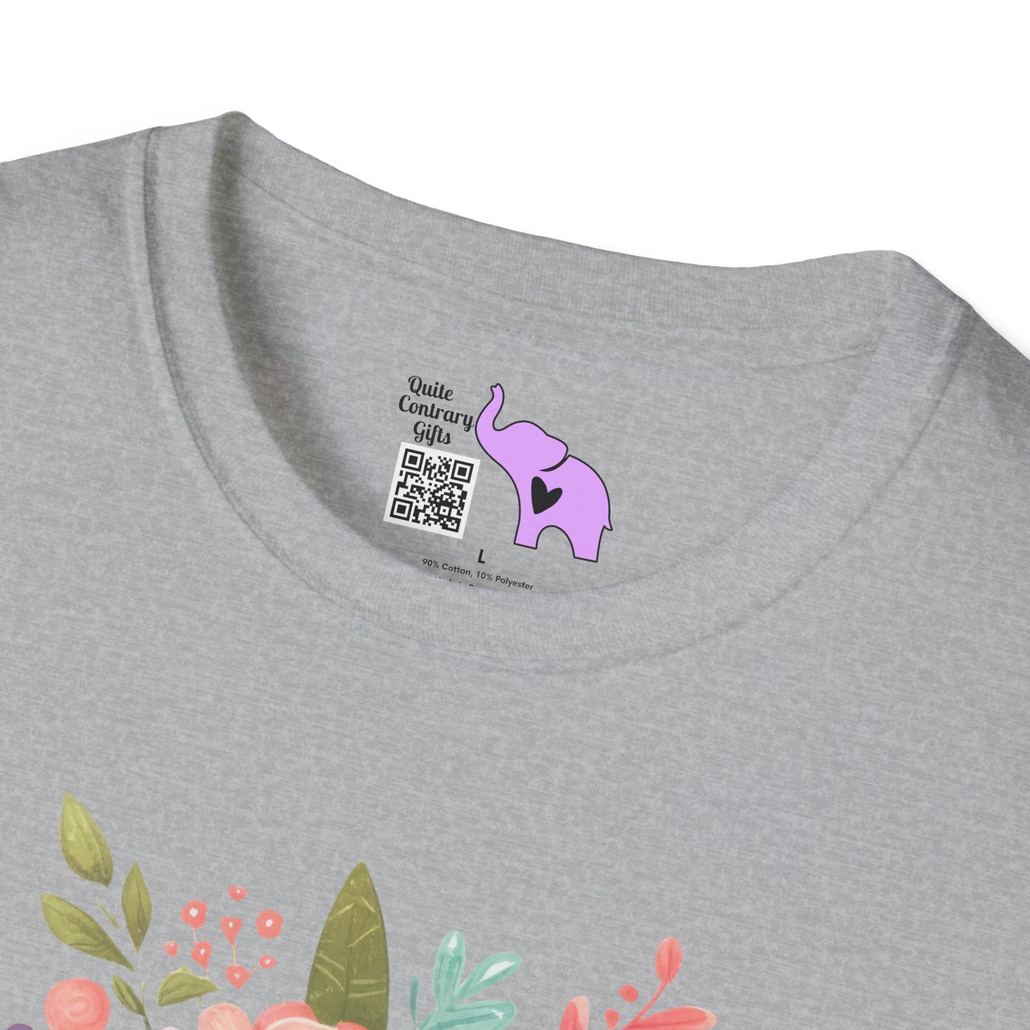 Booktrovert (Floral) Adult T-shirt