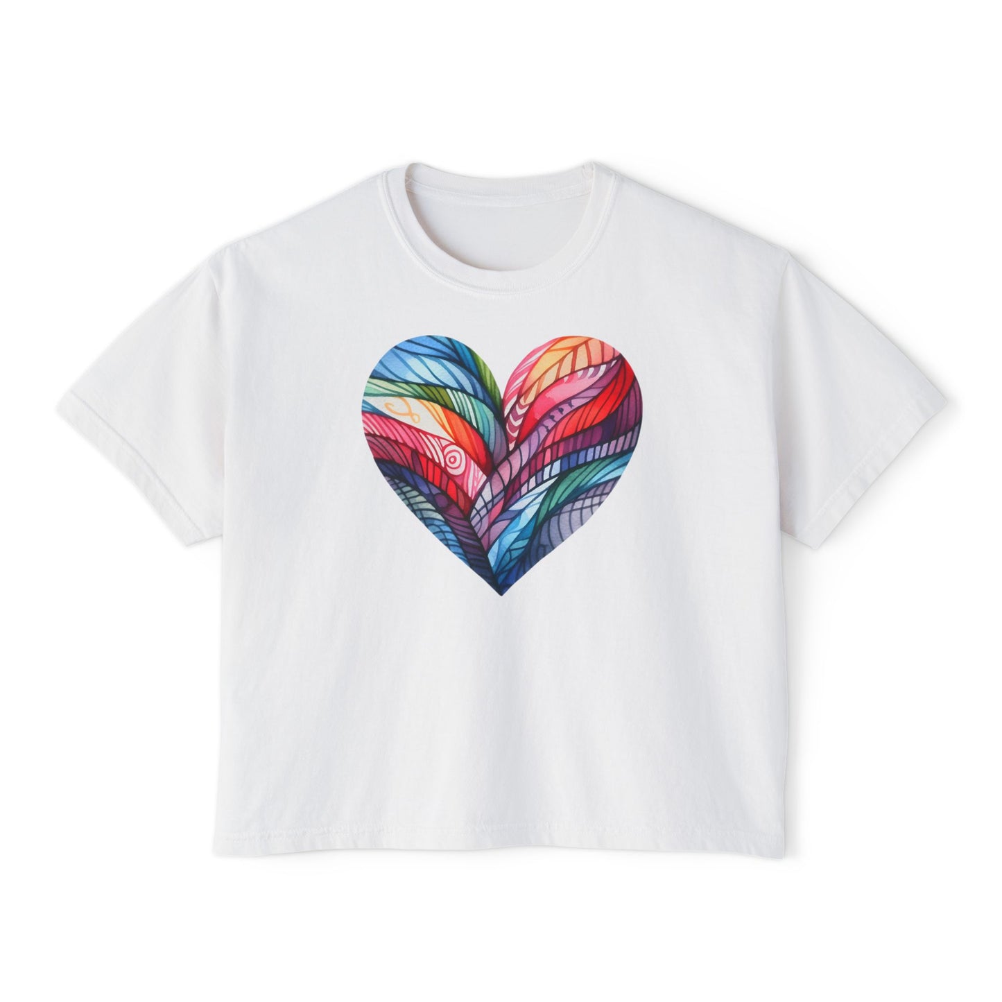 Heart of Many Colors Women's Boxy Tee