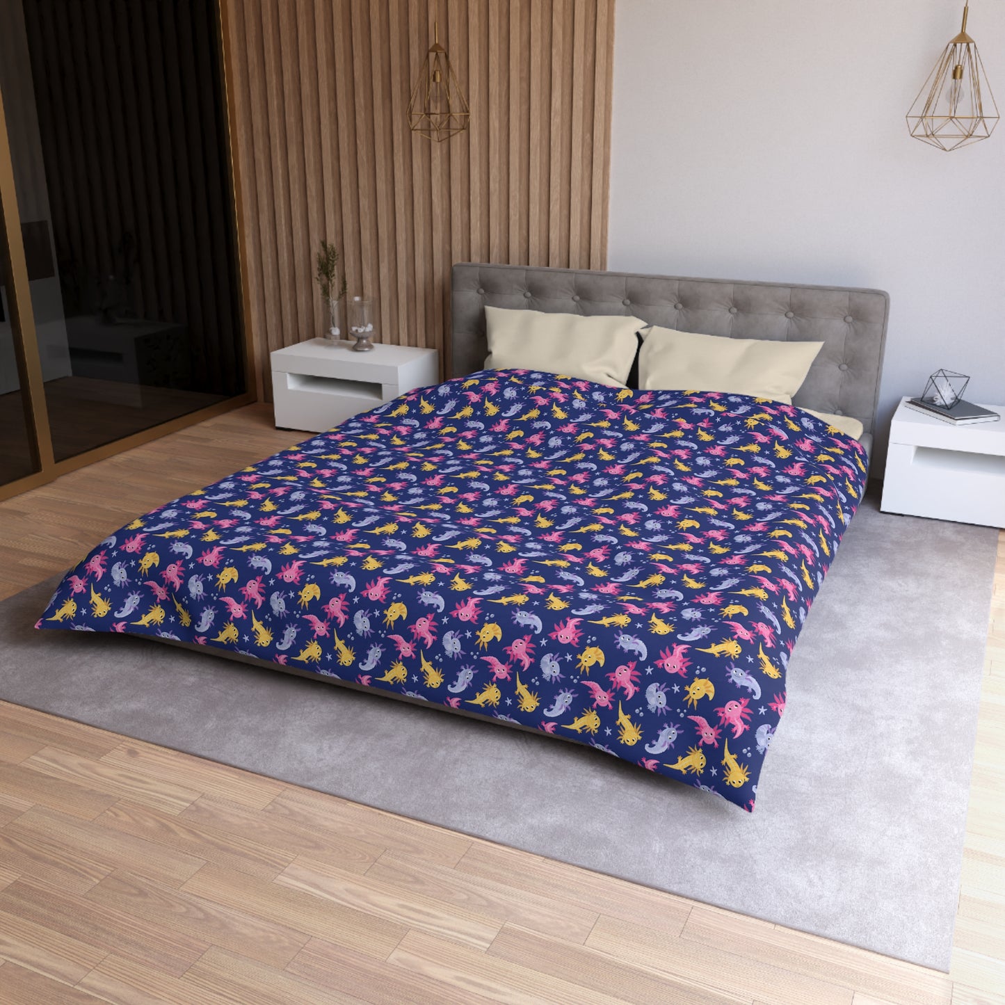 Axolotl Lagoon Duvet Bedding Set