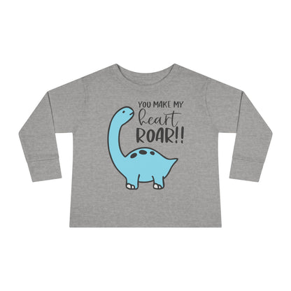 You Make My Heart Roar!! Toddler Long Sleeve Tee