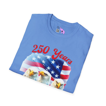 Three Eagles 250 Years 1776-2026 Adult T-shirt