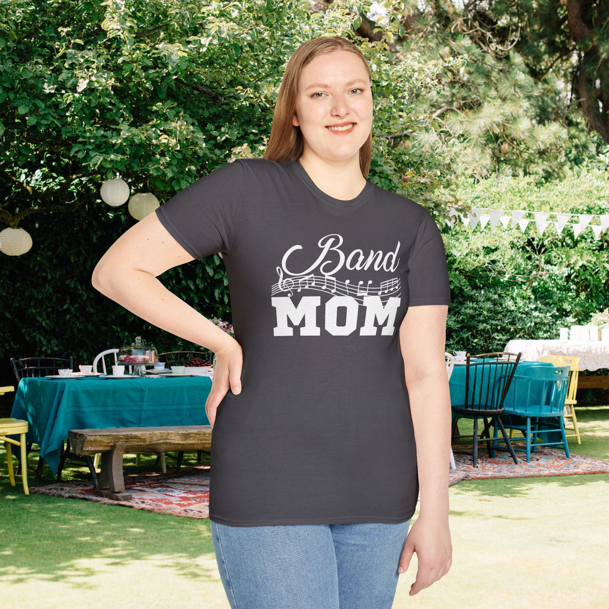 Band Mom Adult T-shirt
