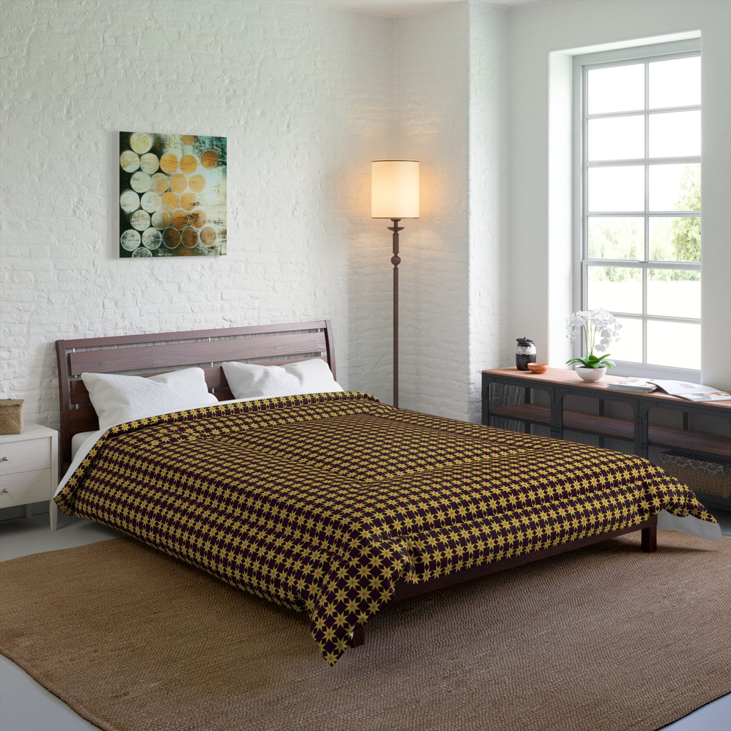 Golden Radiance Basic Bedding Set