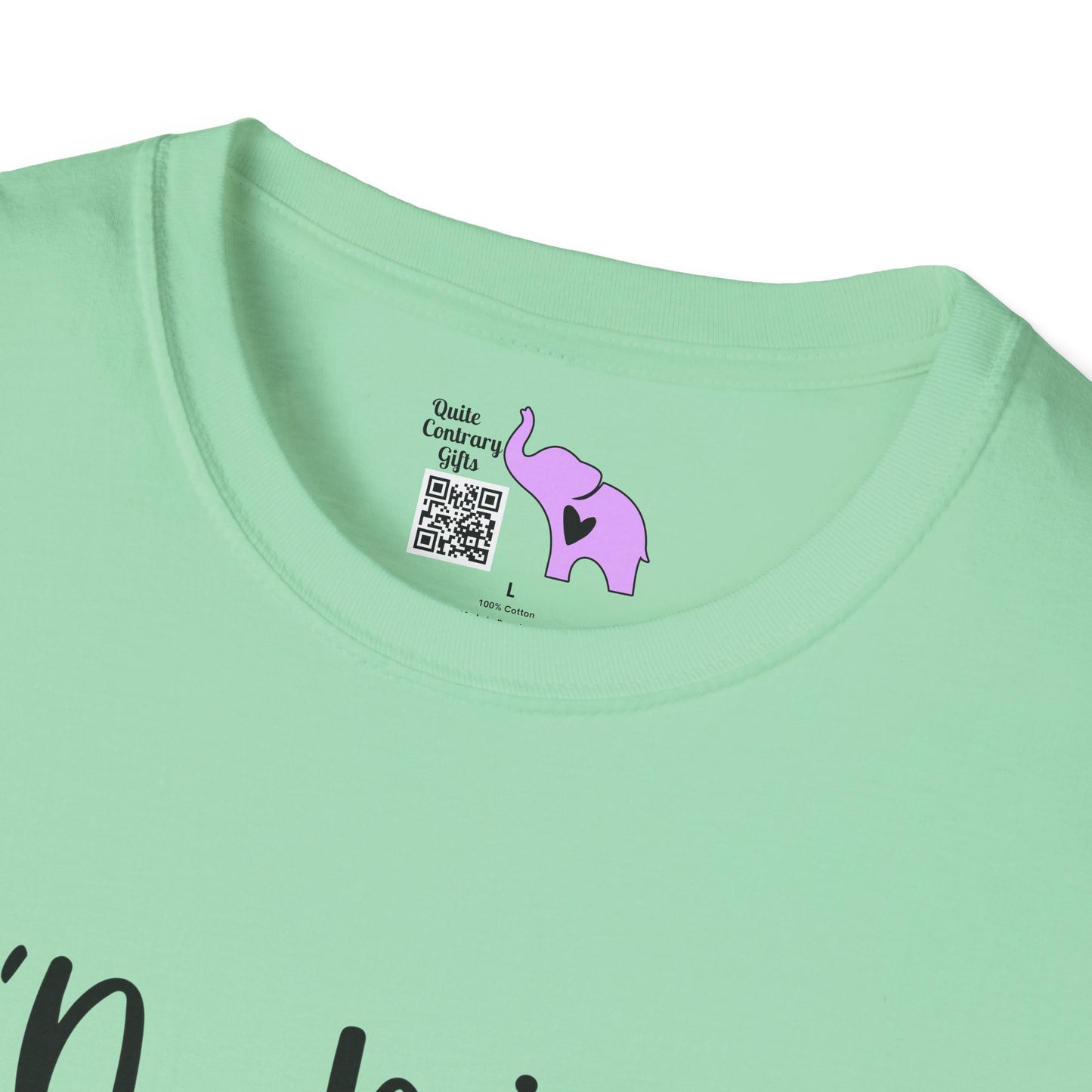 I'm Nicer Than My Face Looks Adult T-shirt