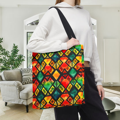 Freedom Flame Canvas Tote Bag