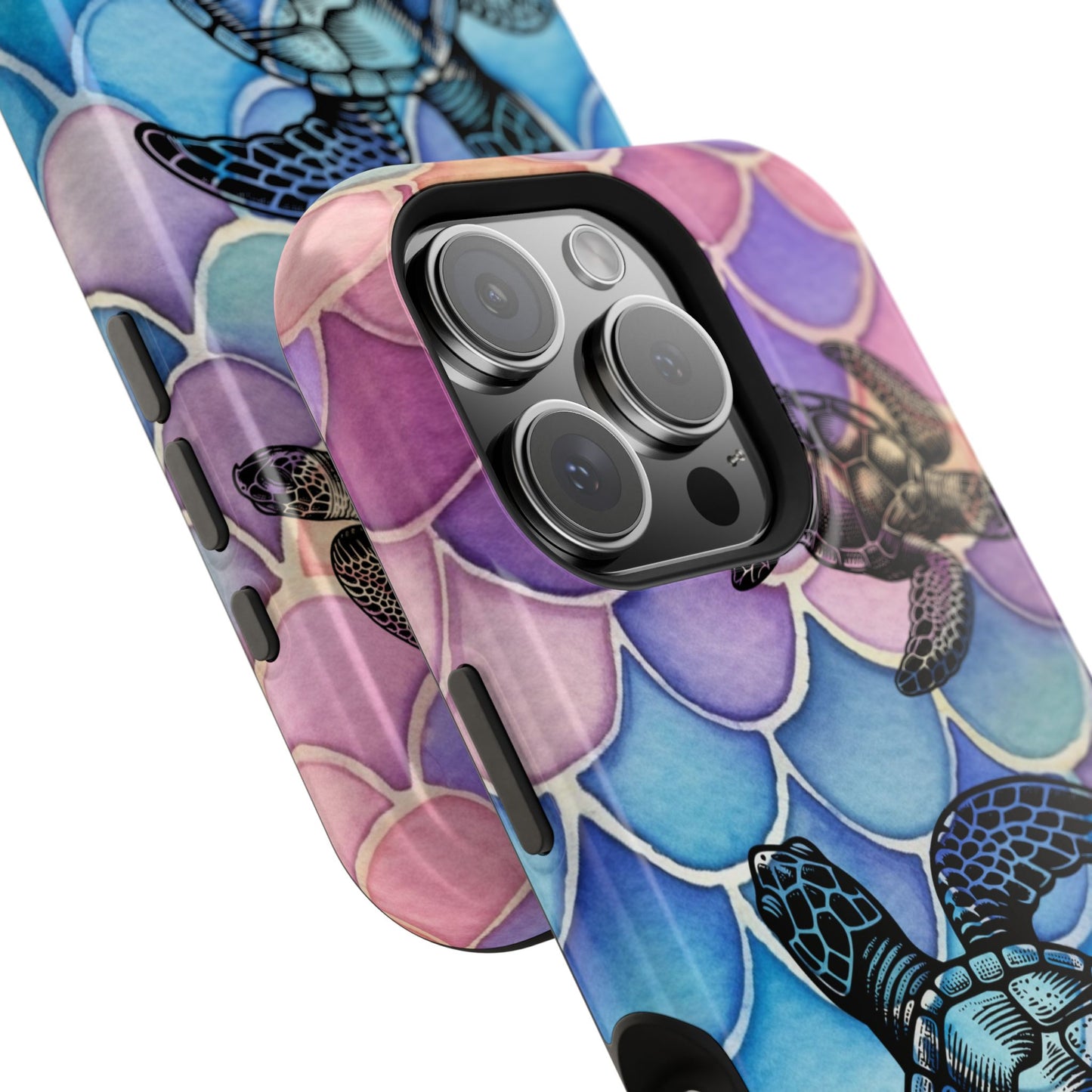 Sea Turtle Silhouette MagSafe® Compatible Tough Case for iPhone