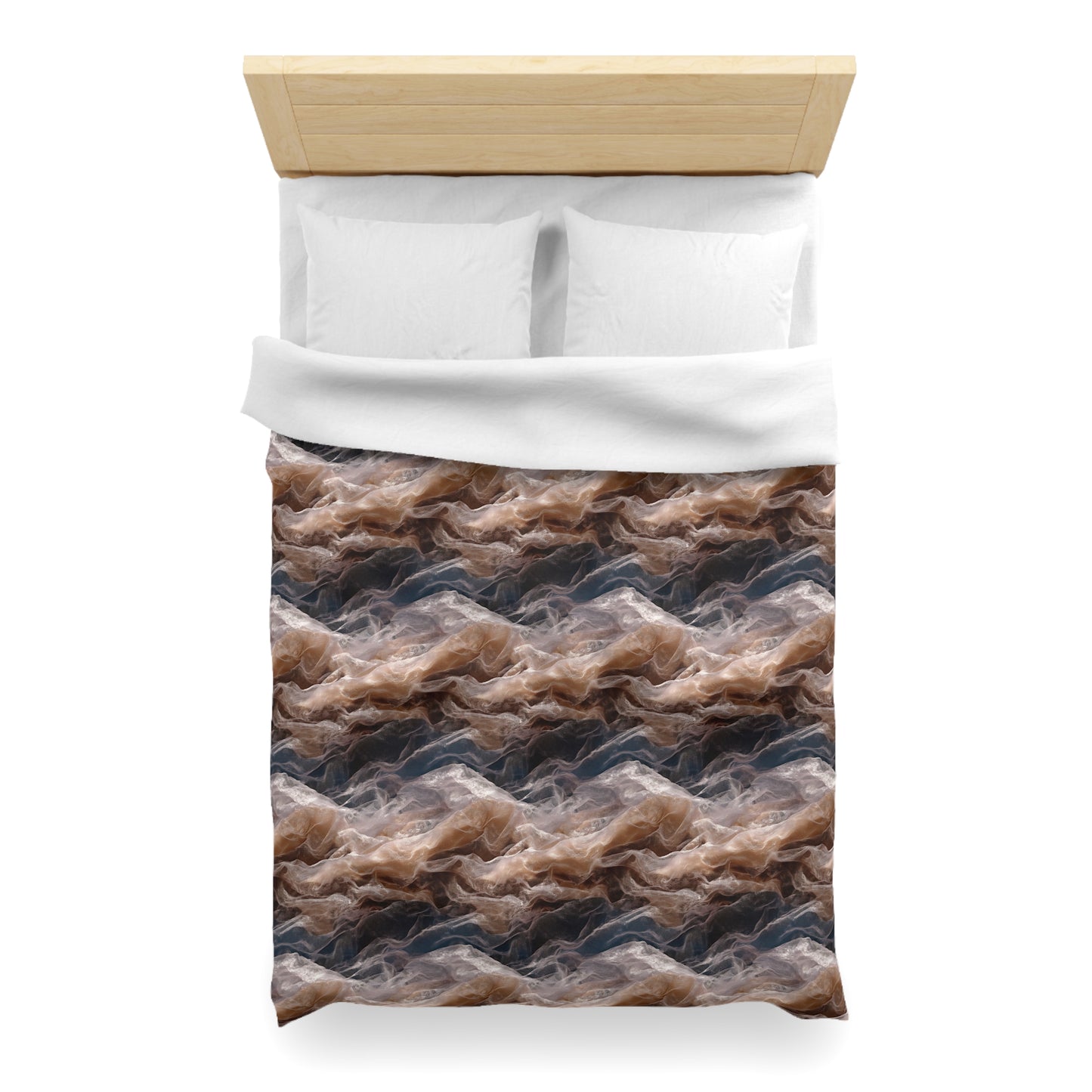 Dawnveil Sheer & Lace Microfiber Duvet Cover