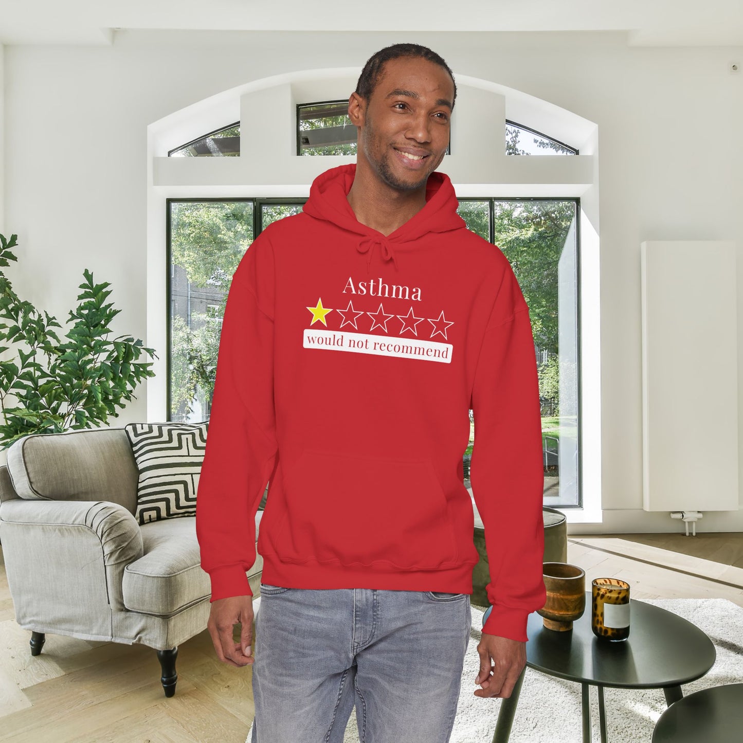 Asthma 1 Star Would Not Recommend Heavy Blend™ Hooded Sweatshirt