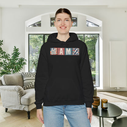Mama (Patriotic) Heavy Blend™ Hooded Sweatshirt