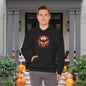 Creepy Bats Over Moon 15 Heavy Blend™ Hooded Sweatshirt
