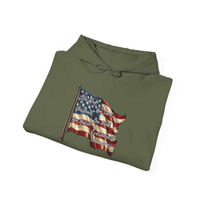 One Flag One Land One Nation Evermore Heavy Blend™ Hooded Sweatshirt