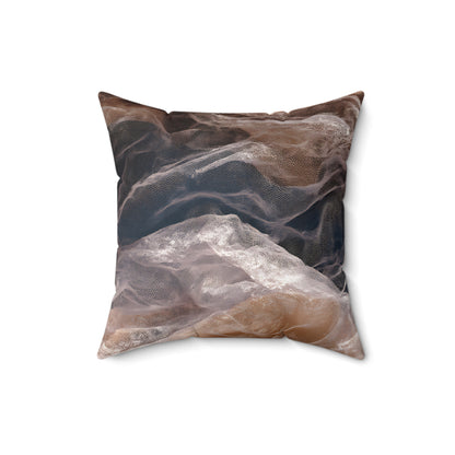 Dawnveil Sheer & Lace Throw Pillow
