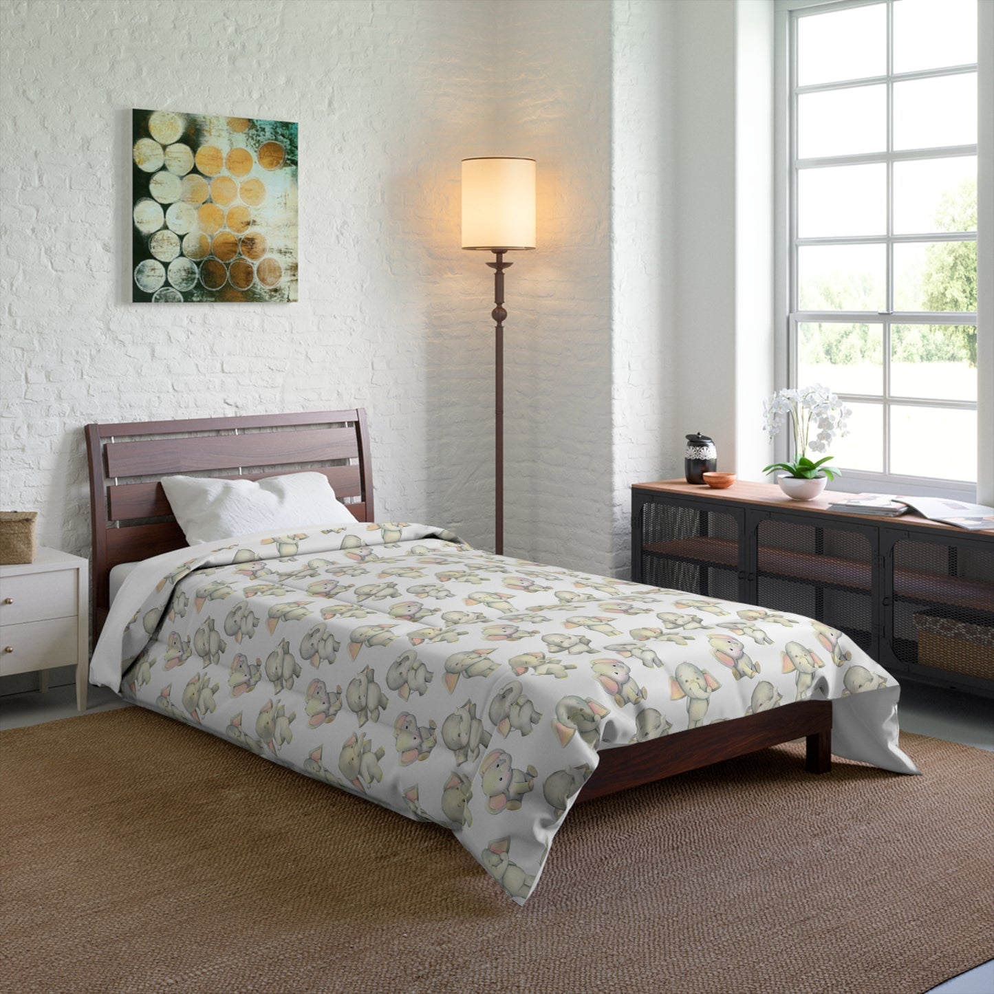 Dancing Elephants Comforter