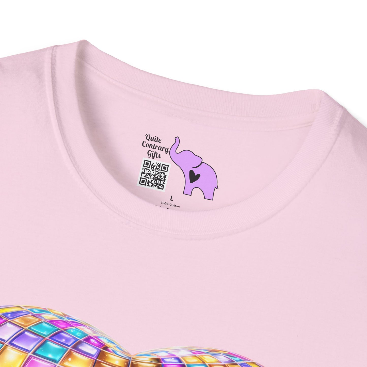 Heart in Blocks Adult T-shirt