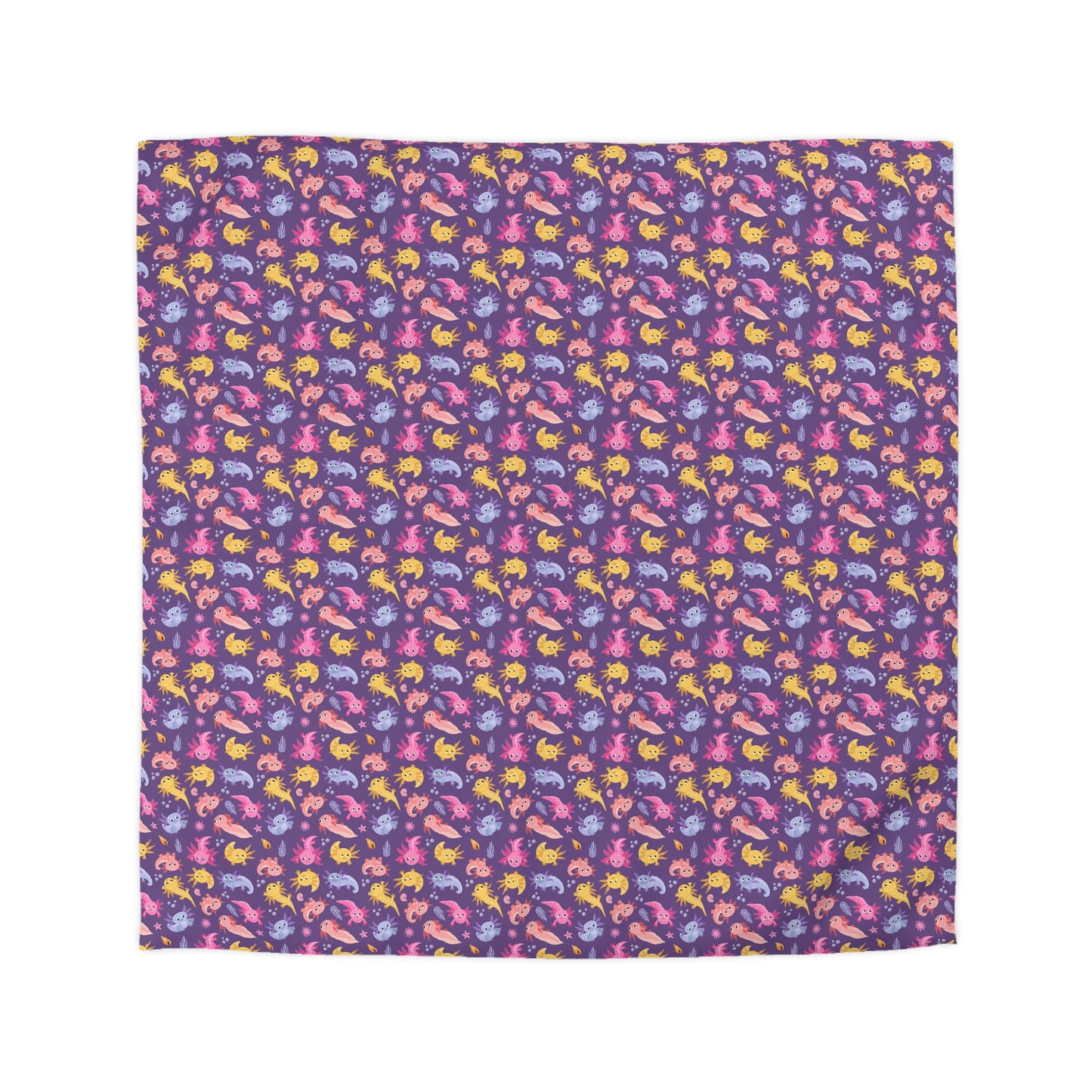 Axolotl Adventures Microfiber Duvet Cover