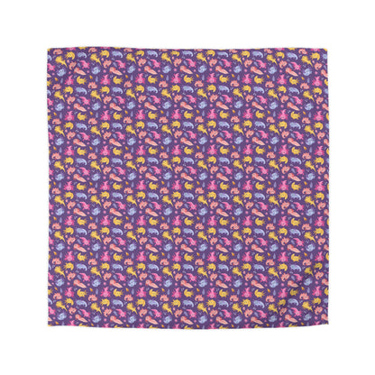 Axolotl Adventures Microfiber Duvet Cover
