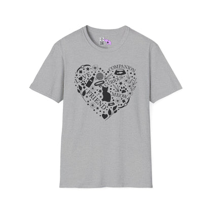 Cats Fill My Heart Adult T-shirt