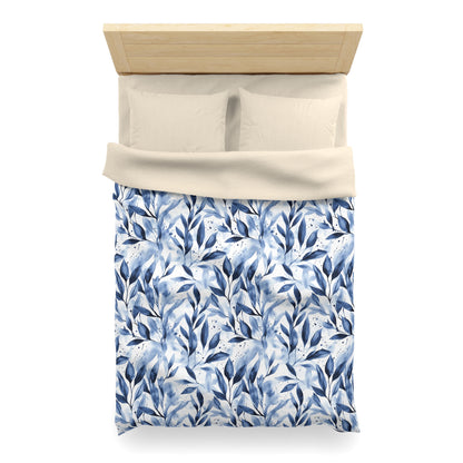 Blue Breeze Microfiber Duvet Cover