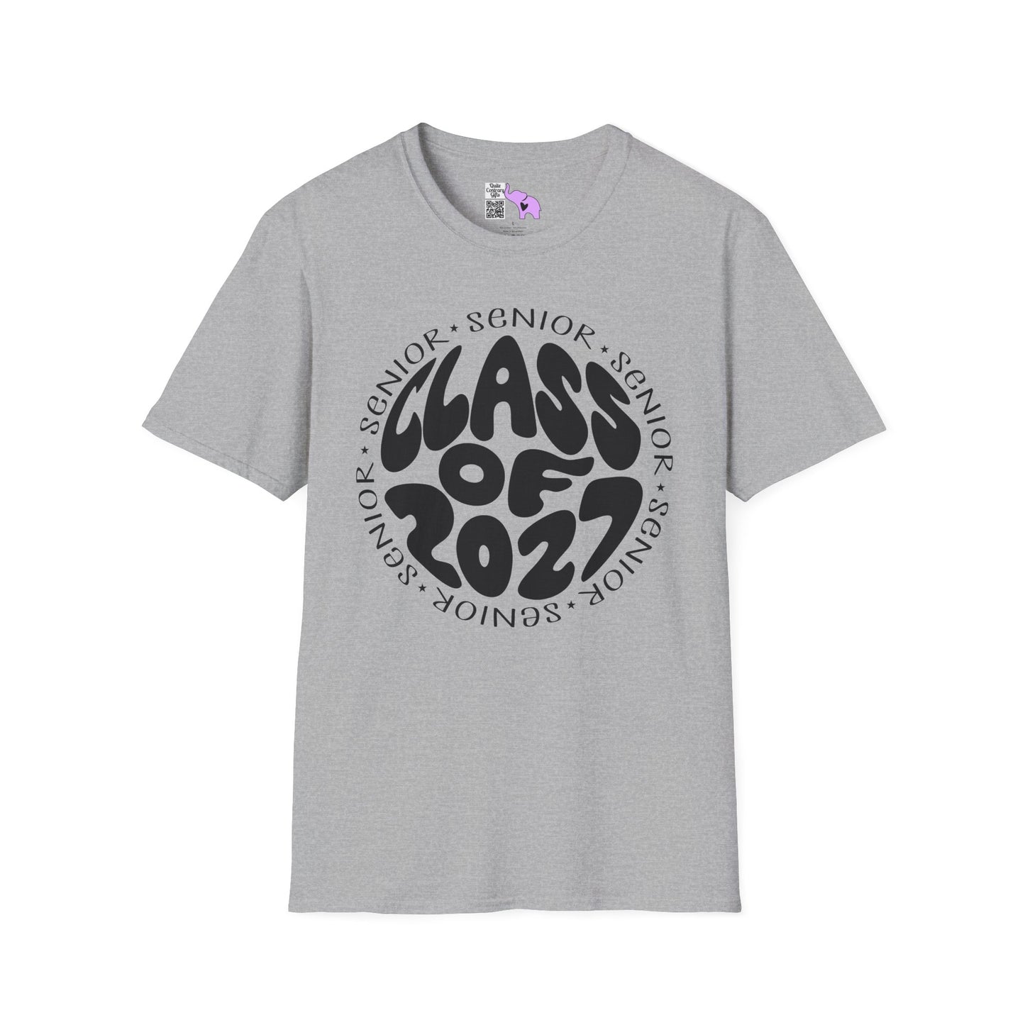 Round Senior Class of 2027 Adult T-shirt