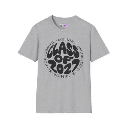 Round Senior Class of 2027 Adult T-shirt