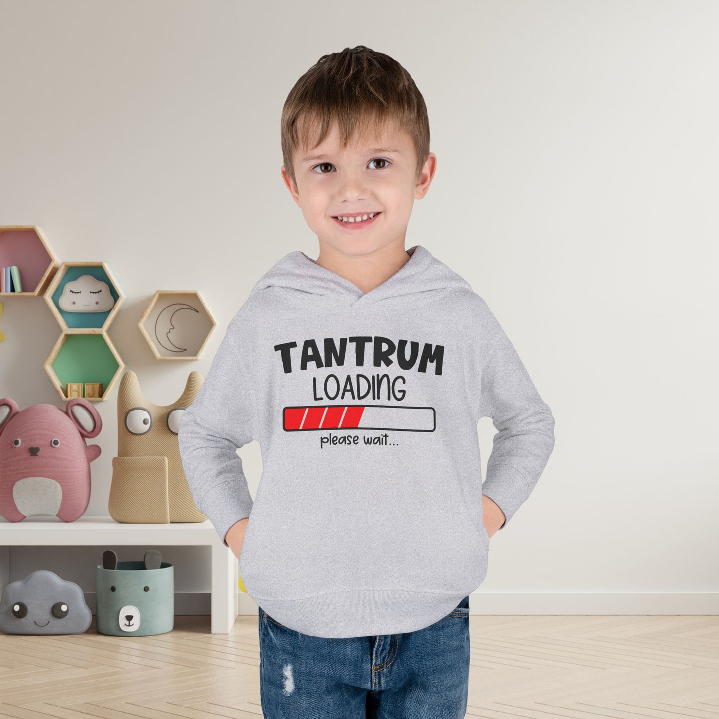 Tantrum Loading Please Wait Toddler Hoodie