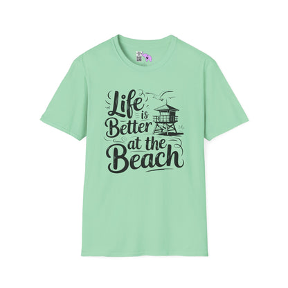 Life is Better At The Beach Adult T-shirt