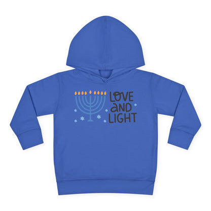 Hanukkah Love & Light Toddler Pullover Fleece Hoodie