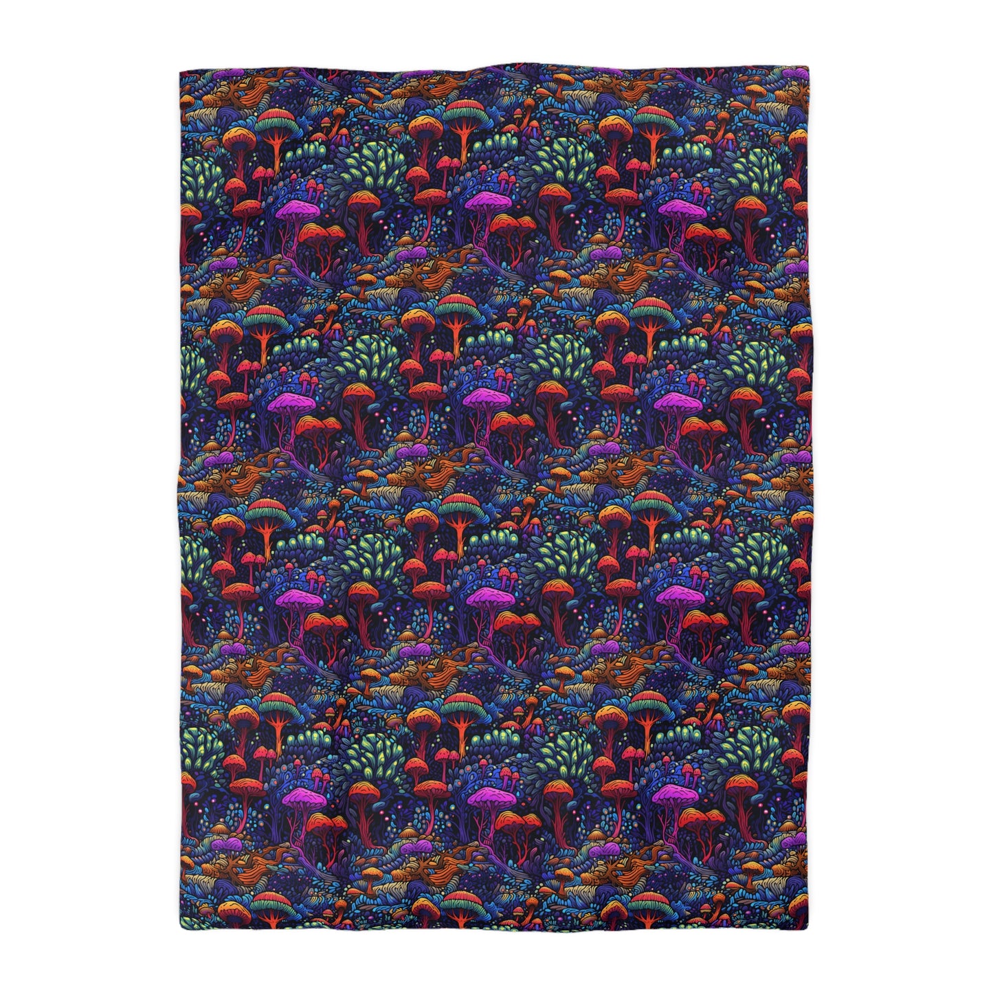 Trippy Mushrooms Duvet Bedding Set