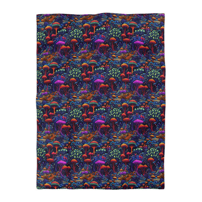 Trippy Mushrooms Duvet Bedding Set