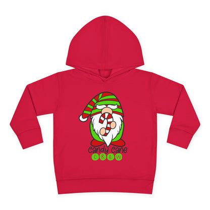 Candy Cane Crew Gnome Toddler Pullover Fleece Hoodie