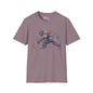Flowers & Butterflies Bigfoot Adult T-shirt
