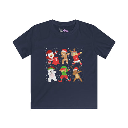 Dabbing Santa Crew Youth Softstyle Tee