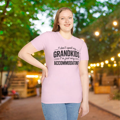 I Don't Spoil My Grandkids I'm Just Very Accommodating Adult T-shirt