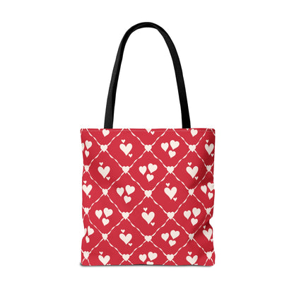Sweetheart Trellis Canvas Tote Bag