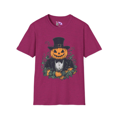 Halloween Pumpkin Man Adult T-shirt