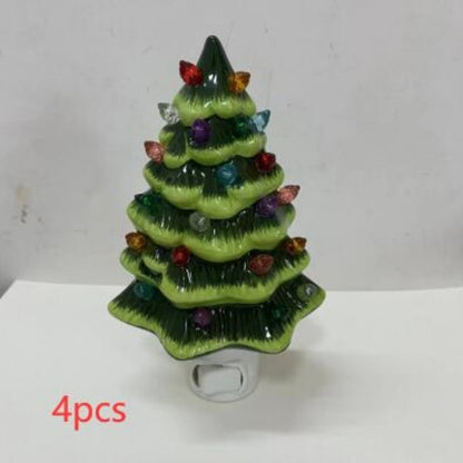 Ceramic Christmas Tree Night Lights