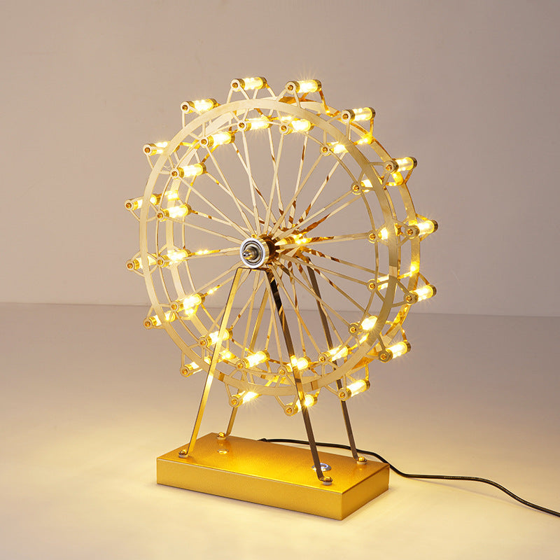 Rotating Ferris Wheel Table Lamp