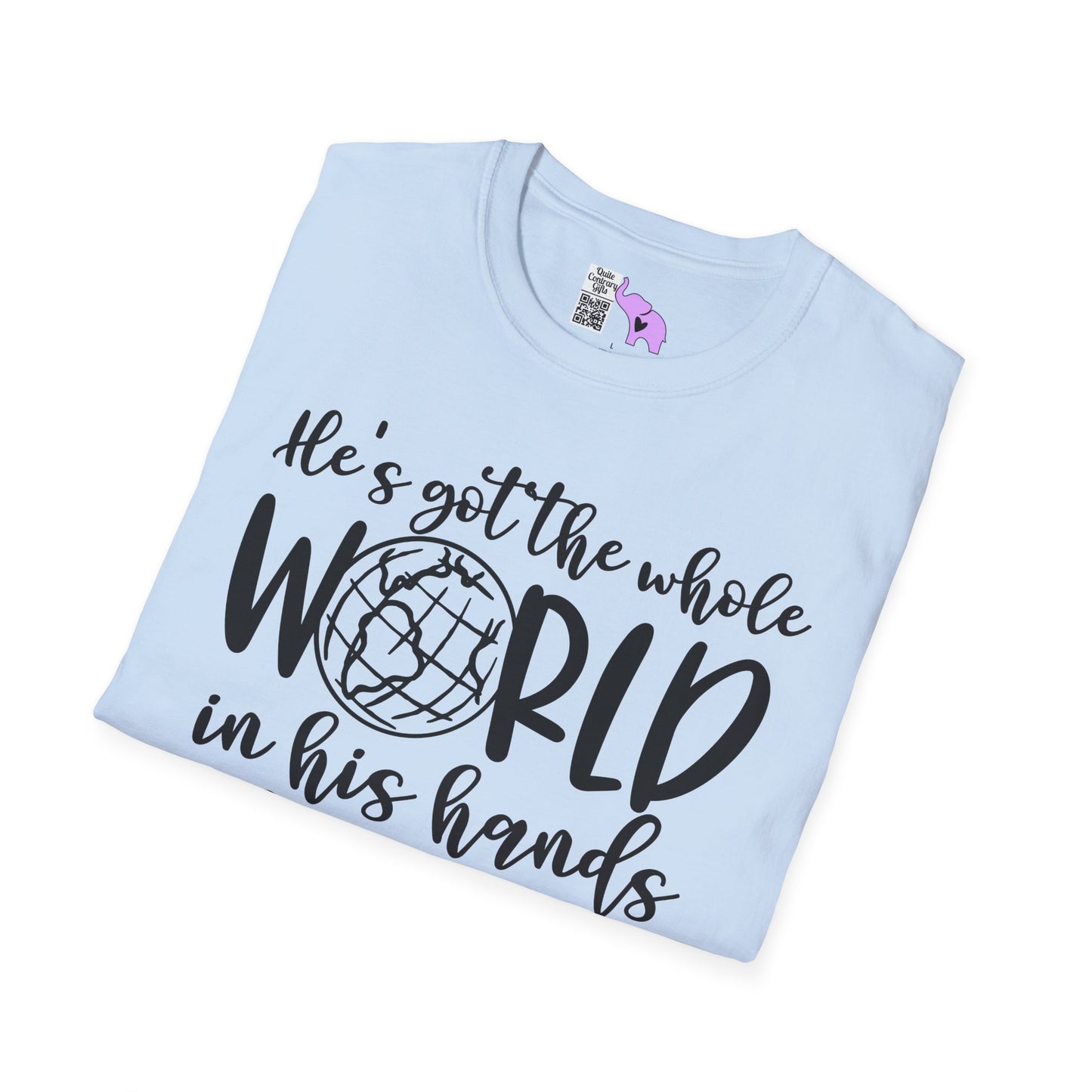 He's Got the Whole World in His Hands (2) Adult T-shirt