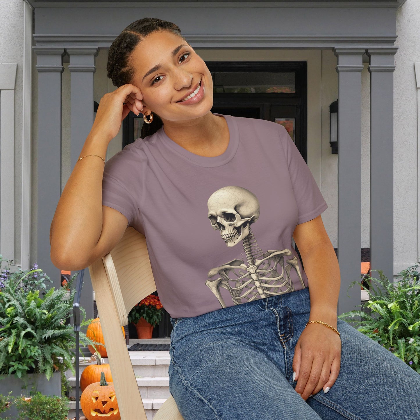 Skeleton Person Adult T-shirt