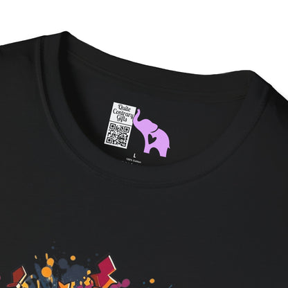 Colorful Crowned Skull Adult T-shirt