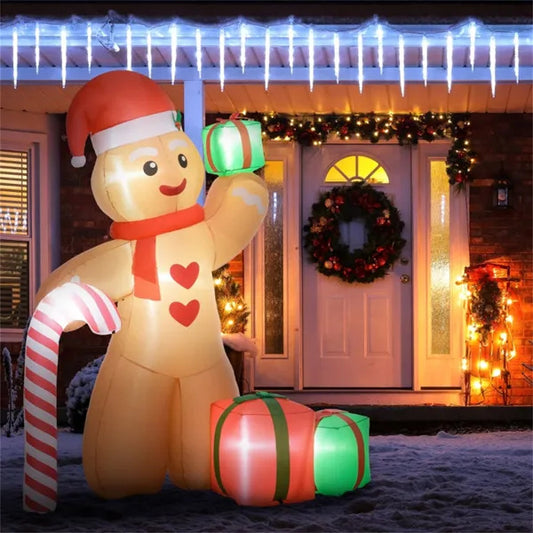 Sweet Treat Gingerbread Man LED Inflatable
