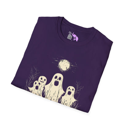 Creepy Ghost Trio Adult T-shirt