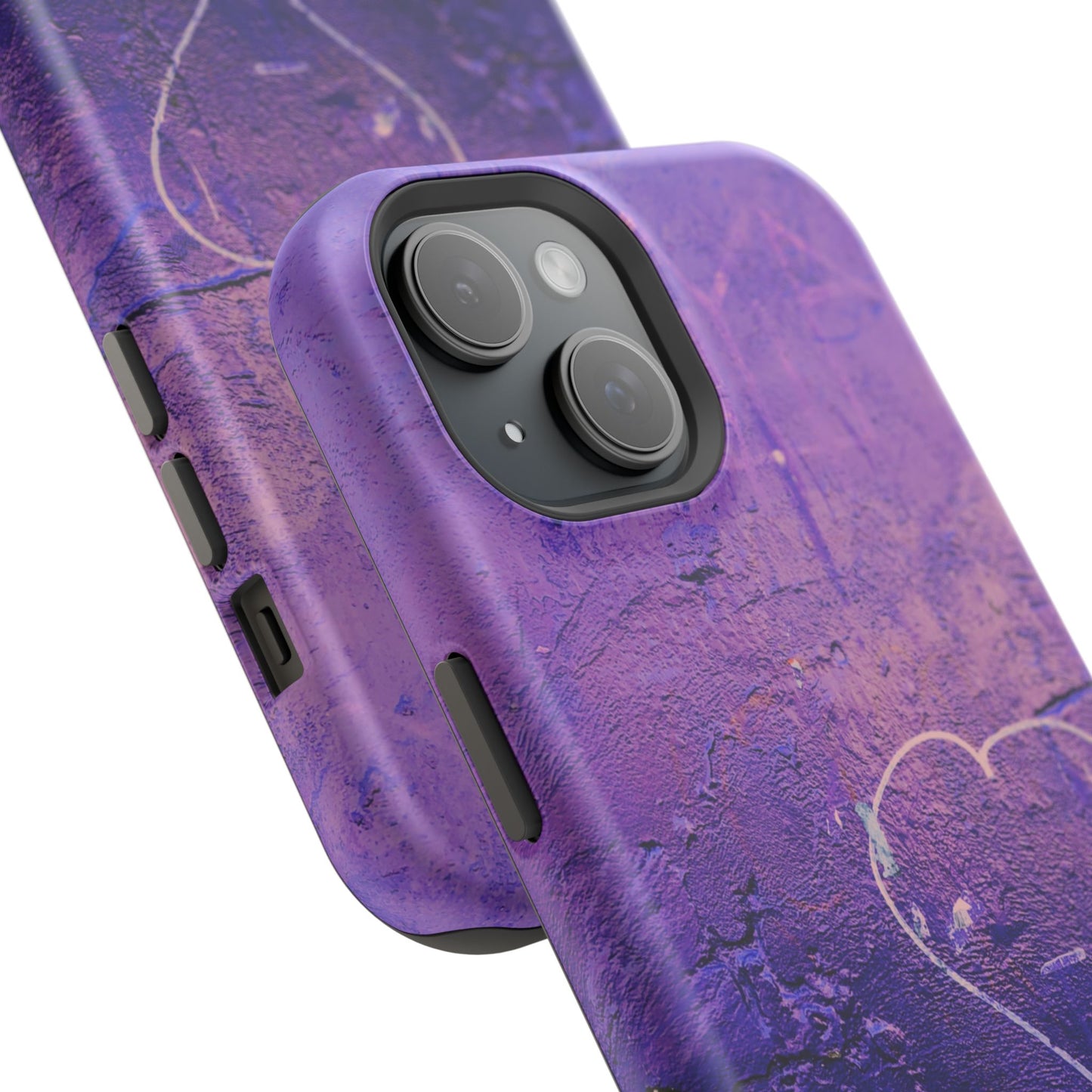 Purple Heart Wall MagSafe® Compatible Tough Case for iPhone