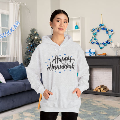 Happy Hanukkah 3 Adult Heavy Blend™ Hooded Sweatshirt