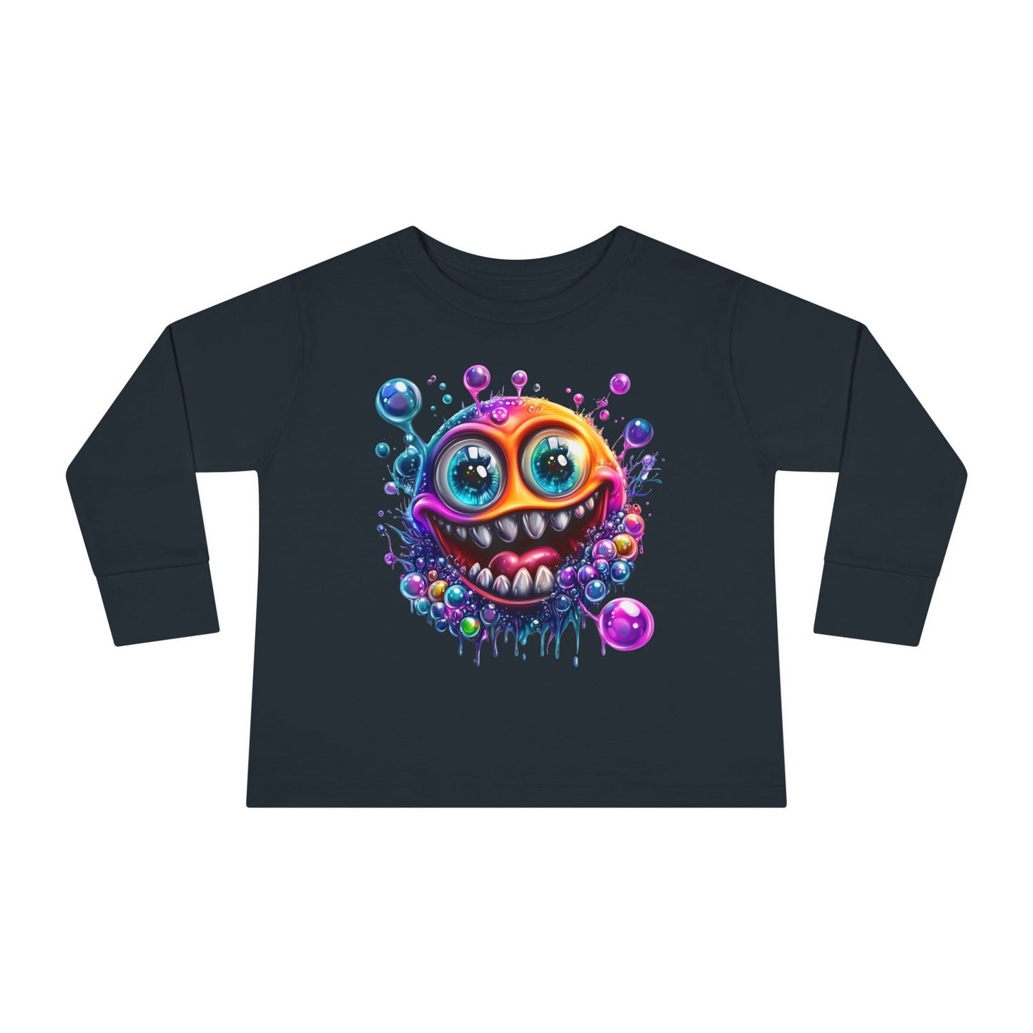 Bubbly Monster Toddler Long Sleeve Tee