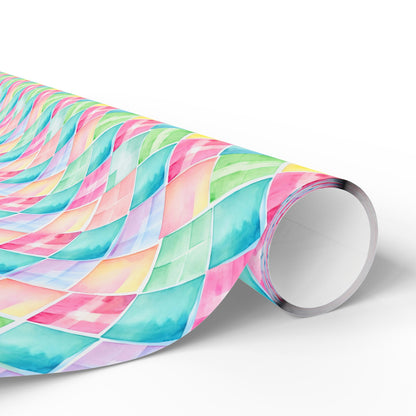 Watercolor Weave Wrapping Paper