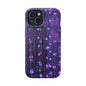 Purple Raindrops MagSafe® Compatible Tough Case for iPhone