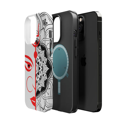 Goddess Durga Mata w/Mandala MagSafe® Compatible Tough Case for iPhone